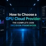 How to Choose a GPU Cloud Provider: The Complete 2026 Decision Framework