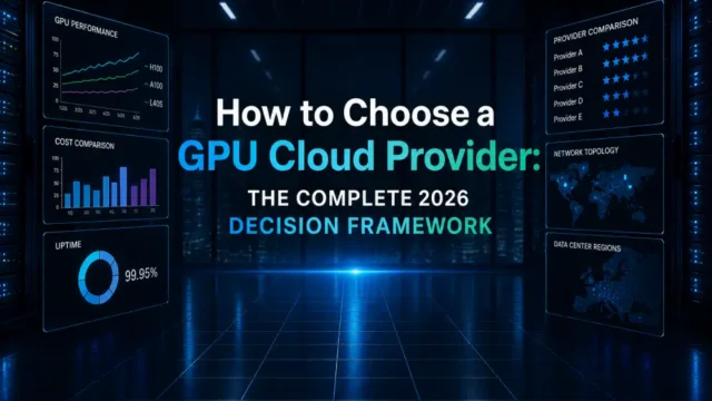 How to Choose a GPU Cloud Provider: The Complete 2026 Decision Framework