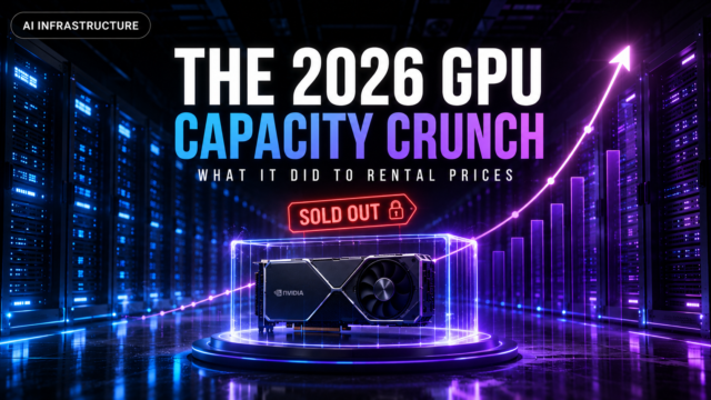 What the 2026 GPU Capacity Crunch Did to Rental Prices