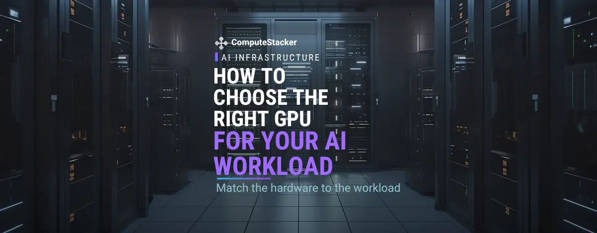 How to choose the right GPU for your AI workload