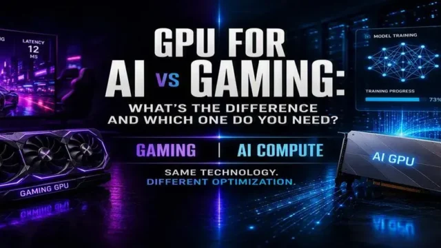 GPU for AI vs gaming GPU comparison