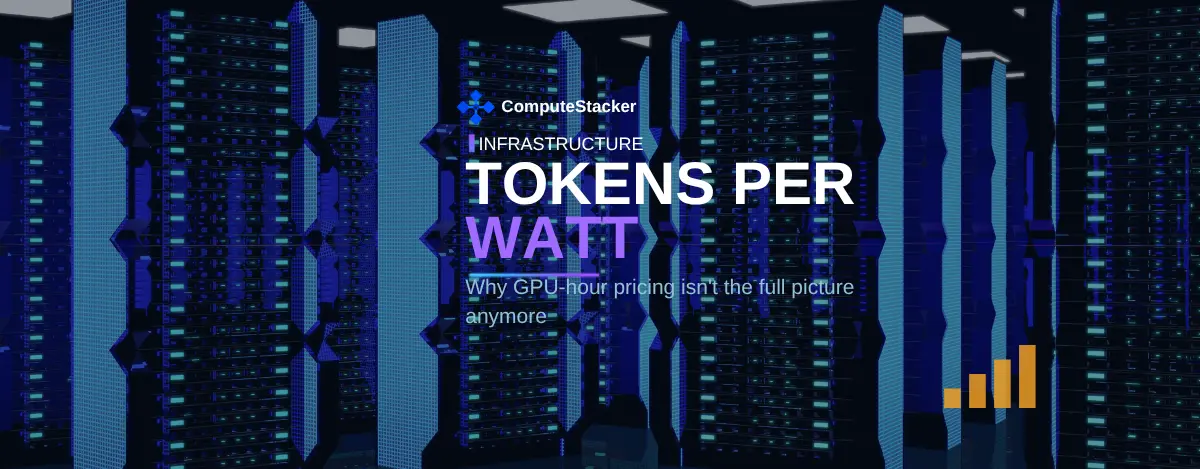 Tokens Per Watt: Why AI Infrastructure Is Moving Beyond GPU-Hour Pricing