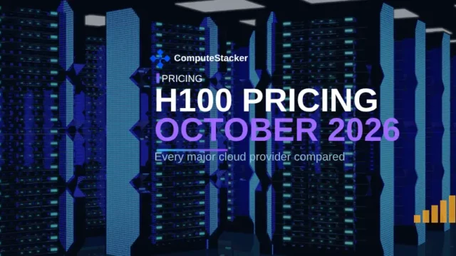 H100 pricing featured image for October 2026 cloud provider comparison