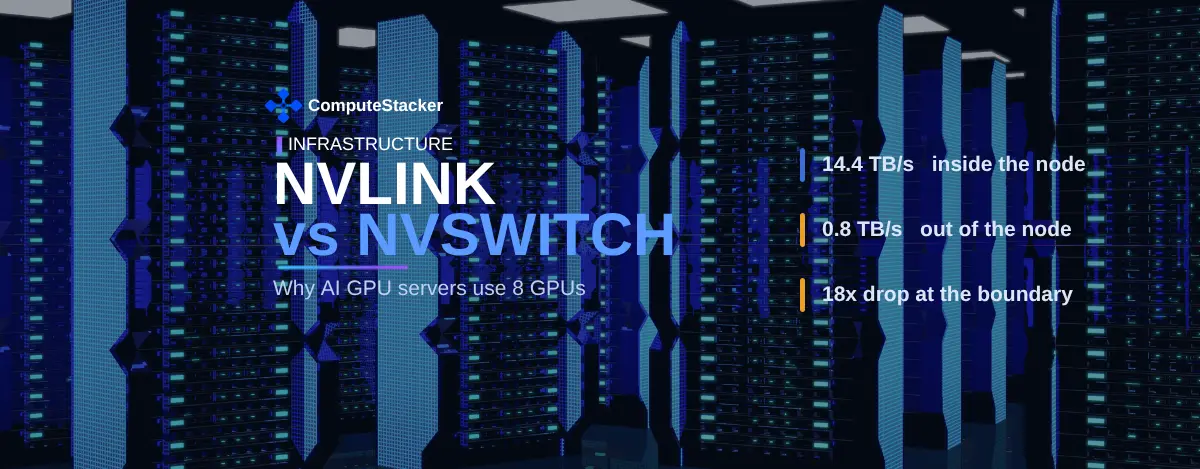 NVLink vs NVSwitch: why GPU servers come in eights