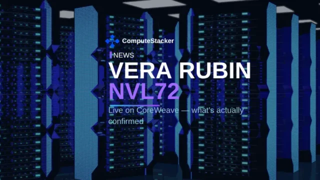 Vera Rubin NVL72 featured image — live on CoreWeave